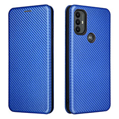 Coque Portefeuille Livre Cuir Etui Clapet L02Z pour Motorola Moto G Play (2023) Bleu