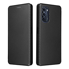 Coque Portefeuille Livre Cuir Etui Clapet L02Z pour Motorola Moto G52j 5G Noir