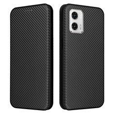 Coque Portefeuille Livre Cuir Etui Clapet L02Z pour Motorola Moto G53 5G Noir