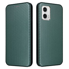 Coque Portefeuille Livre Cuir Etui Clapet L02Z pour Motorola Moto G53 5G Vert