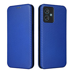 Coque Portefeuille Livre Cuir Etui Clapet L02Z pour Motorola Moto G54 5G Bleu