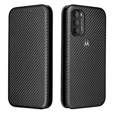 Coque Portefeuille Livre Cuir Etui Clapet L02Z pour Motorola Moto G71 5G Noir