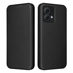 Coque Portefeuille Livre Cuir Etui Clapet L02Z pour Motorola Moto G84 5G Noir