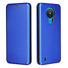 Coque Portefeuille Livre Cuir Etui Clapet L02Z pour Nokia 1.4 Bleu