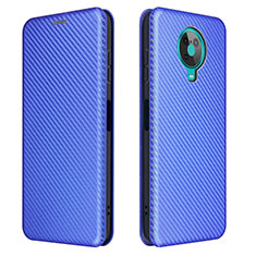 Coque Portefeuille Livre Cuir Etui Clapet L02Z pour Nokia 6.3 Bleu