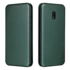 Coque Portefeuille Livre Cuir Etui Clapet L02Z pour Nokia C01 Plus Vert