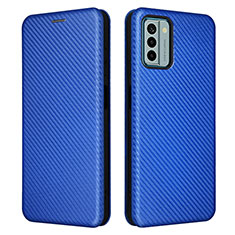 Coque Portefeuille Livre Cuir Etui Clapet L02Z pour Nokia G22 Bleu