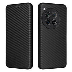 Coque Portefeuille Livre Cuir Etui Clapet L02Z pour OnePlus 12R 5G Noir