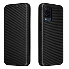 Coque Portefeuille Livre Cuir Etui Clapet L02Z pour Oppo A54 4G Noir