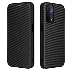 Coque Portefeuille Livre Cuir Etui Clapet L02Z pour Oppo A54 5G Noir