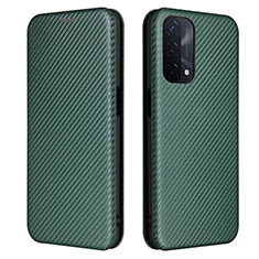 Coque Portefeuille Livre Cuir Etui Clapet L02Z pour Oppo A93 5G Vert