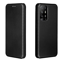 Coque Portefeuille Livre Cuir Etui Clapet L02Z pour Oppo A94 5G Noir