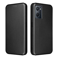 Coque Portefeuille Livre Cuir Etui Clapet L02Z pour Oppo A96 4G Noir