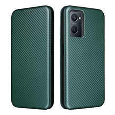 Coque Portefeuille Livre Cuir Etui Clapet L02Z pour Oppo A96 4G Vert