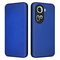 Coque Portefeuille Livre Cuir Etui Clapet L02Z pour Oppo Reno11 5G Bleu