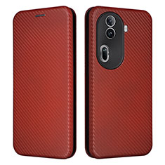 Coque Portefeuille Livre Cuir Etui Clapet L02Z pour Oppo Reno11 Pro 5G Marron