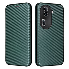 Coque Portefeuille Livre Cuir Etui Clapet L02Z pour Oppo Reno11 Pro 5G Vert