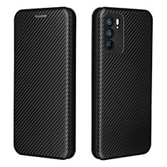 Coque Portefeuille Livre Cuir Etui Clapet L02Z pour Oppo Reno6 5G Noir