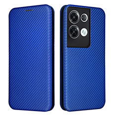 Coque Portefeuille Livre Cuir Etui Clapet L02Z pour Oppo Reno9 Pro+ Plus 5G Marron