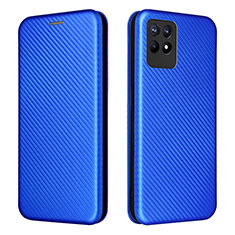 Coque Portefeuille Livre Cuir Etui Clapet L02Z pour Realme 8i Bleu