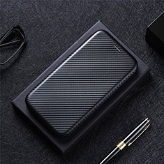 Coque Portefeuille Livre Cuir Etui Clapet L02Z pour Realme C31 Noir