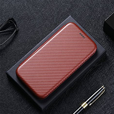 Coque Portefeuille Livre Cuir Etui Clapet L02Z pour Realme V50s 5G Marron