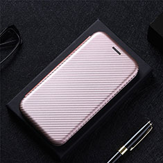 Coque Portefeuille Livre Cuir Etui Clapet L02Z pour Realme V50s 5G Or Rose