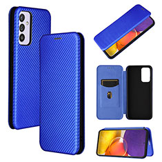 Coque Portefeuille Livre Cuir Etui Clapet L02Z pour Samsung Galaxy A05s Bleu