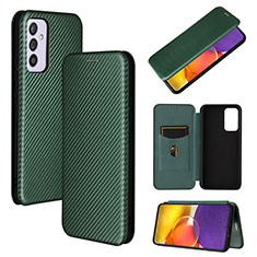 Coque Portefeuille Livre Cuir Etui Clapet L02Z pour Samsung Galaxy A05s Vert