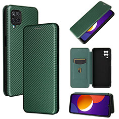 Coque Portefeuille Livre Cuir Etui Clapet L02Z pour Samsung Galaxy A12 5G Vert