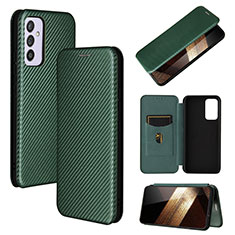 Coque Portefeuille Livre Cuir Etui Clapet L02Z pour Samsung Galaxy A15 4G Vert