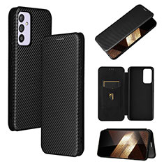 Coque Portefeuille Livre Cuir Etui Clapet L02Z pour Samsung Galaxy A15 5G Noir