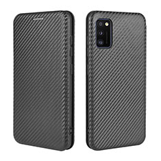 Coque Portefeuille Livre Cuir Etui Clapet L02Z pour Samsung Galaxy A41 Noir