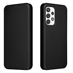 Coque Portefeuille Livre Cuir Etui Clapet L02Z pour Samsung Galaxy A53 5G Noir