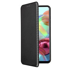 Coque Portefeuille Livre Cuir Etui Clapet L02Z pour Samsung Galaxy A72 5G Noir