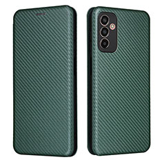 Coque Portefeuille Livre Cuir Etui Clapet L02Z pour Samsung Galaxy F13 4G Vert