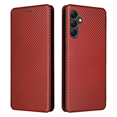 Coque Portefeuille Livre Cuir Etui Clapet L02Z pour Samsung Galaxy Jump3 5G Marron