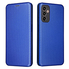 Coque Portefeuille Livre Cuir Etui Clapet L02Z pour Samsung Galaxy M13 4G Bleu