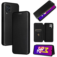 Coque Portefeuille Livre Cuir Etui Clapet L02Z pour Samsung Galaxy M32 4G Noir