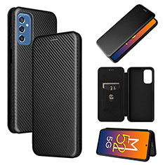 Coque Portefeuille Livre Cuir Etui Clapet L02Z pour Samsung Galaxy M52 5G Noir