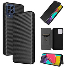 Coque Portefeuille Livre Cuir Etui Clapet L02Z pour Samsung Galaxy M53 5G Noir