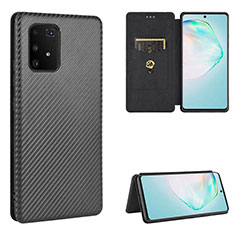 Coque Portefeuille Livre Cuir Etui Clapet L02Z pour Samsung Galaxy S10 Lite Noir