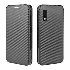 Coque Portefeuille Livre Cuir Etui Clapet L02Z pour Samsung Galaxy XCover Pro Noir