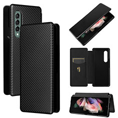 Coque Portefeuille Livre Cuir Etui Clapet L02Z pour Samsung Galaxy Z Fold4 5G Noir