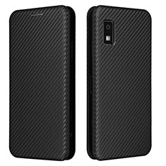 Coque Portefeuille Livre Cuir Etui Clapet L02Z pour Sharp Aquos wish3 Noir