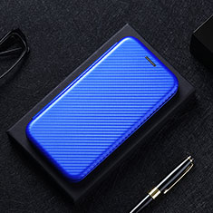 Coque Portefeuille Livre Cuir Etui Clapet L02Z pour Sony Xperia 10 III Lite Bleu