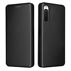 Coque Portefeuille Livre Cuir Etui Clapet L02Z pour Sony Xperia 10 IV SO-52C Noir