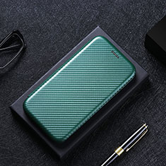 Coque Portefeuille Livre Cuir Etui Clapet L02Z pour Sony Xperia Ace III Vert