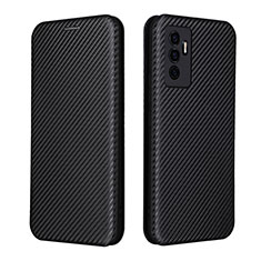 Coque Portefeuille Livre Cuir Etui Clapet L02Z pour Vivo V23e Noir