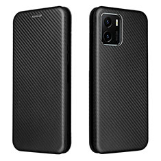 Coque Portefeuille Livre Cuir Etui Clapet L02Z pour Vivo Y10 Noir